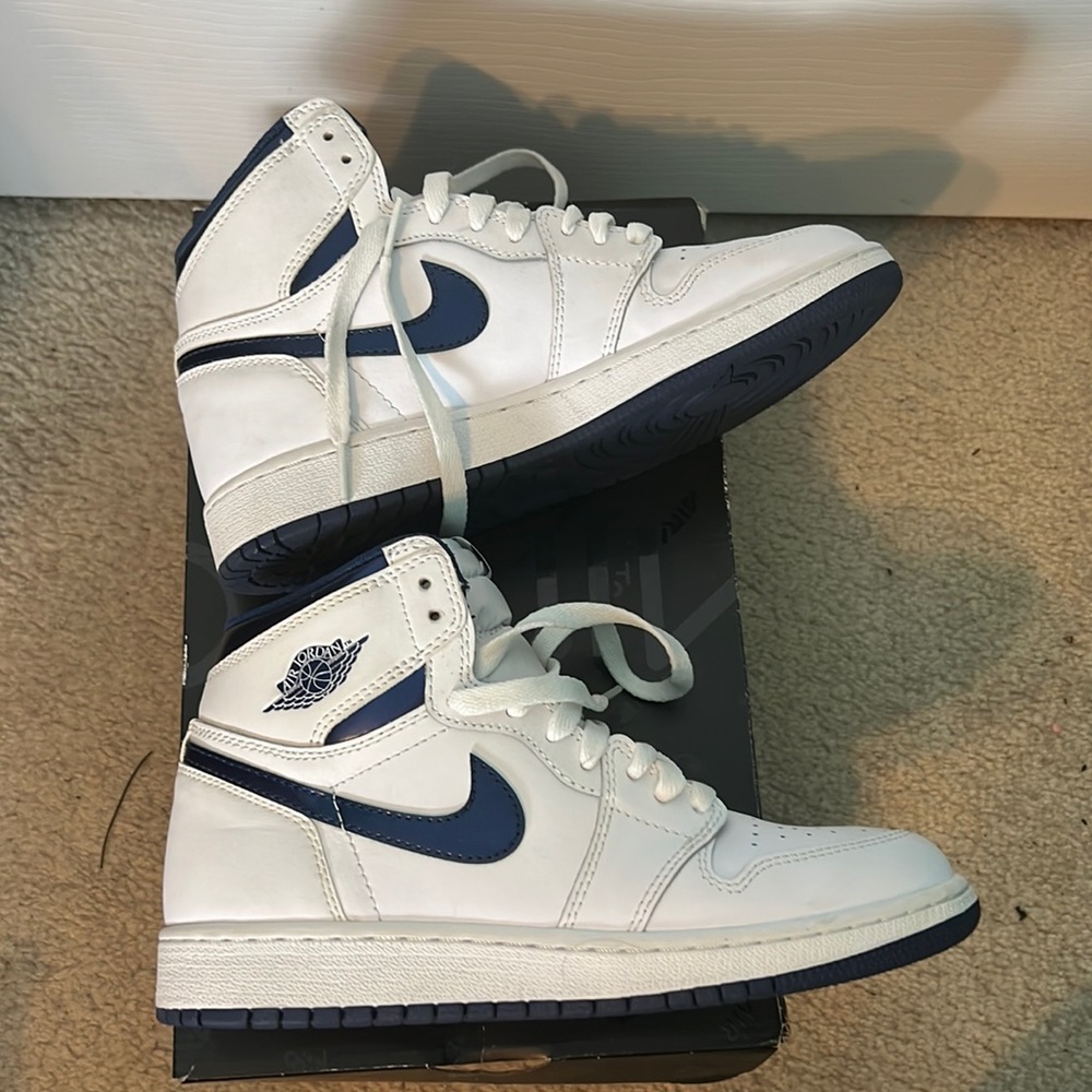Metallic Blue Jordan 1s